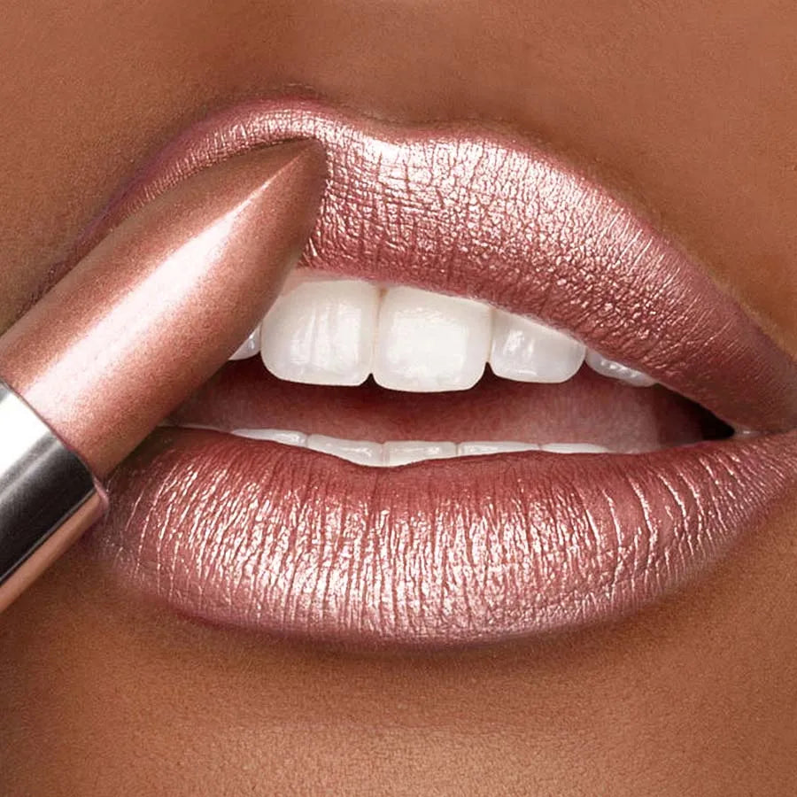 1PC  Metallic Lipstick Longlasting Glitter Lip Glaze  Waterproof Moisturize Red Luminous liptint Shimmer Shiny Lipgloss Makeup