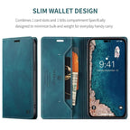 Vintage Wallet Case Card Holder Kickstand Built-in Magnetic Flip Leather Case for iPhone  Leather Cases for iPhone 14 13 12 11 Pro Max Mini XR XS Max 8 7 6s Plus Wallet Flip Cover