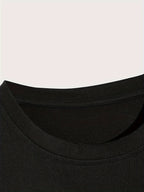 Los Angeles Number 91 Graphic Round Neck Sports Crop T-shirt