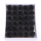 30pcs of 7cm Glitter spray artificial flower rose for Christmas gift hot Valentine DIY bouquet easter wedding Birthday decor Lootquake LLC