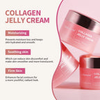 Collagen Jelly Cream Improving Skin Elasticity Tightening Soothing Moisturizing Anti-Aging Firmness Hydration Skincare Face Gel Lootquake LLC