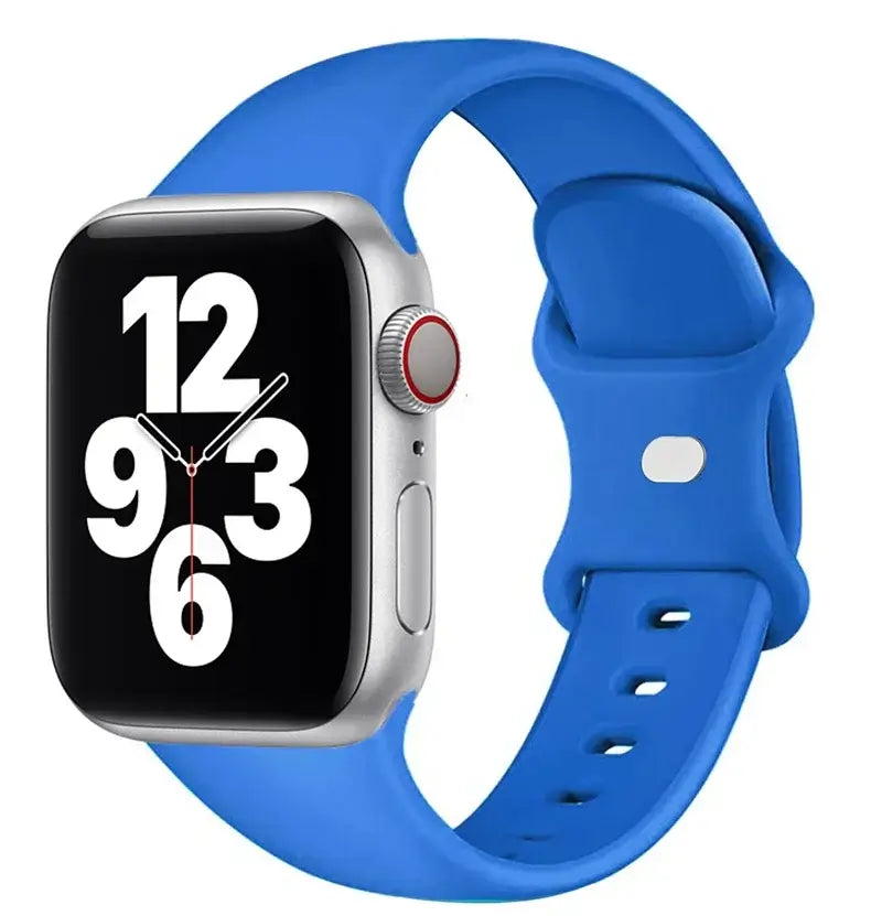 Apple Watch Silicone Band - Soft Waterproof Flexible Strap - SJB-DIAMOND ELITES