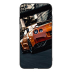 Cute Cover Soft Silicone Print Cars Print Phone Case For Iphone 5s 5 S Se 2016 4.0" Case Phone Cover On  Iphone 6s 6 S Plus Funda Bumper Black Case Sport Race Car Stevvex