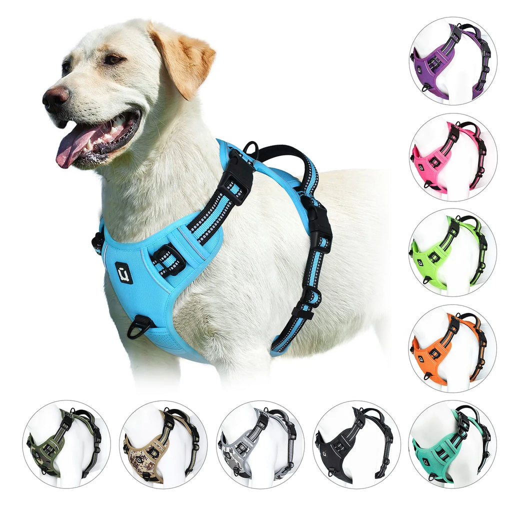 PawsEase No-Pull Soft Harness with Control Handle THRIXINE