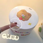 Mini Waste Box Bin Garbage Basket Home Table Trash Can Plastic Office Supplies Dustbins Sundries Barrel Box For Household Lootquake LLC