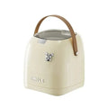 Beishan 2L Luxury Desktop Trash Can Small Waste Bin with Handle,Elegant Office/Bedroom/Living Room Garbage Bin Compact & Stylish Lootquake LLC