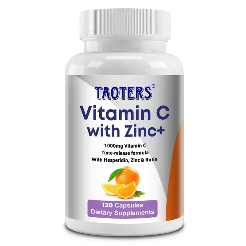 Vitamin C + Zinc Capsules - Joint Support, Immune Support, Antioxidant,Dietary Supplements Lootquake LLC