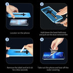 Edge to Edge Coverage Screen Protector for iPhone 14 Pro Max 12 13 Dust Free Phone Screen Protector Glass With Install  Proof Without Bubbles Stevvex
