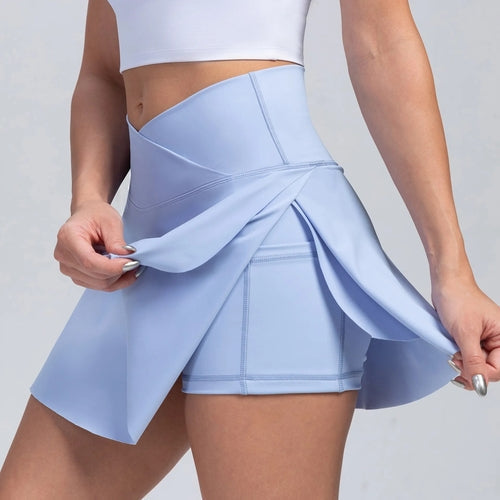 Women Pleated Tennis Skirt with Pockets - SJB-DIAMOND ELITES