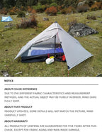 [HODR] 3F UL GEAR Lanshan 1 pro Tipi Tent Rodless Solo Ultralight 690g 20D Nylon Fabric Camping Season Tent Trekking Tents