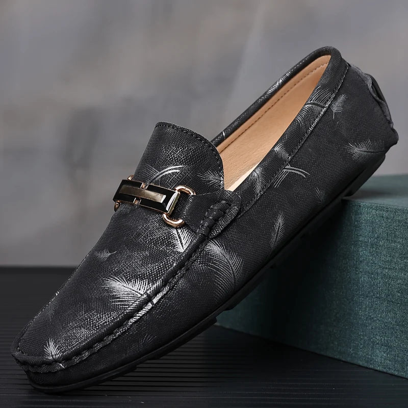 MAEDEF Men‘s High Quality Slip on Loafers 2024 Classics Fashion Leather Casual Male Shoe Comfortable Outdoor Driving Flats Shoes Lootquake LLC