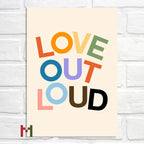 Abstract Pride Art Canvas Print Wall Decor LGBT Home Art Pi-Mart
