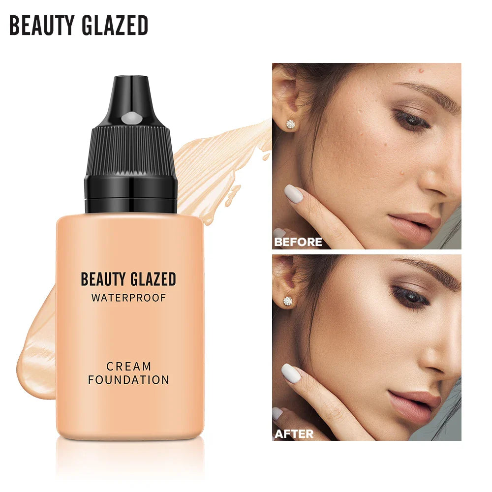 Flawless All Day: 9 Color Waterproof Concealer Foundation For Women Makeup Full Coverage Long Lasting Moisturizing Lootquake LLC