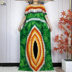 2024 Latest Muslim Sets Women Clothing Cotton Floral Loose Dashiki Long Dress African Abaya Dubai Traditional Islamic Clothing