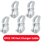 1-10PCS USB C Cable to USB C 100W Fast Charging Charger Cable Supports Fast Charging For iPhone 16 17 Samsung Xiaomi Huawei etc