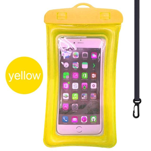 Universal Waterproof Phone Case Swim Bag For iPhone 11 13 Pro Max Water Sports Beach Pool Cover Universal Waterproof Phone Case  Waterproof Phone Pouch for iPhone Stevvex