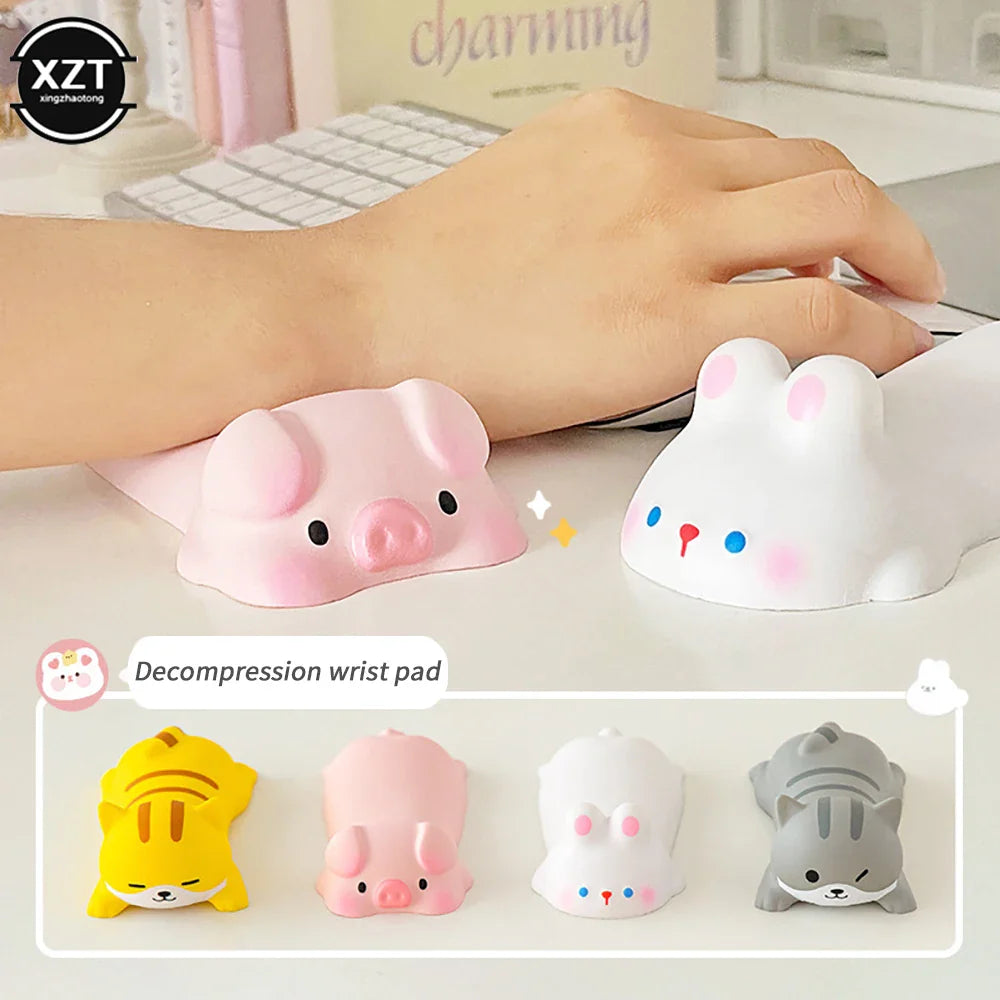 Cute Wrist Rest Pad Support for Mouse Computer Laptop Arm Rest for Desk Ergonomic Kawaii Office Supplies Slow Rising Toys Lootquake LLC
