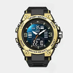 [Men's Digital Chronograph Watch] Multi-sport Chronograph Watch Men's Digital Quartz Watch With Alarm Luminous Date The Ideal Gi