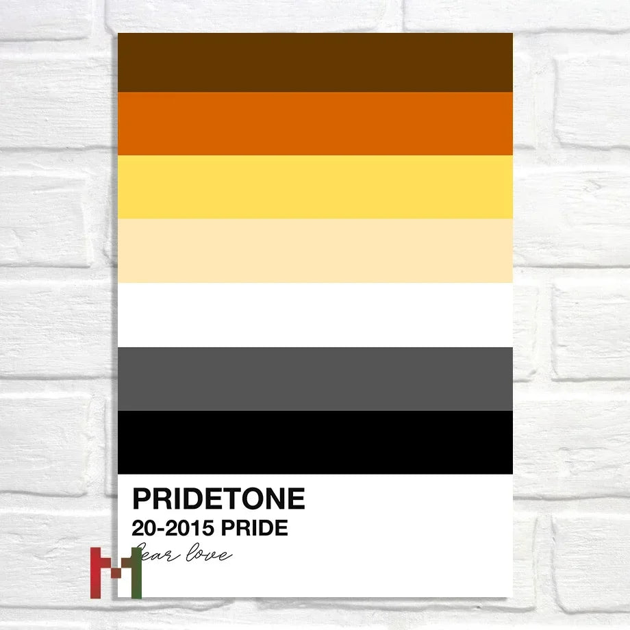 Abstract Pride Art Canvas Print Wall Decor LGBT Home Art Pi-Mart