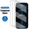 3PCS Tempered Glass for iphone 14 12 13 11 pro max XS XR Screen Protector for iPhone 11 12 13 mini SE 14 7 8 6 6s plus glass Full Coverage Matte Tempered Glass Screen Protector For iPhone Stevvex