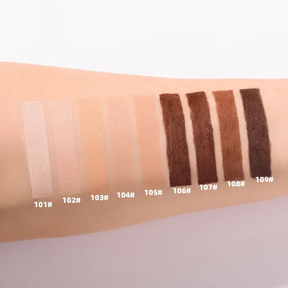 Flawless All Day: 9 Color Waterproof Concealer Foundation For Women Makeup Full Coverage Long Lasting Moisturizing Lootquake LLC
