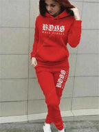 Women's Luxury Hoodie & Sweatpant Tracksuit THRIXINE