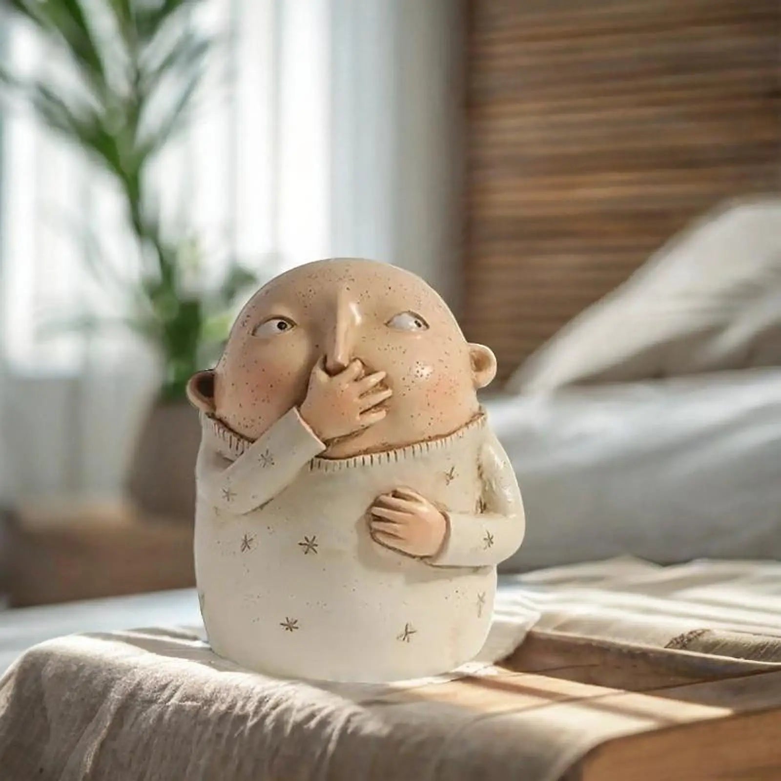 Resin Sculpture Boy Holding Nose Statue For Bathroom Funny Statue Weird Decor Creative Modern Resin Sculpture Gift Ornaments Lootquake LLC