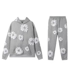 DENIM TEARS Foam Cotton Printed Hoodie Pi-Mart