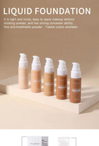 Liquid Foundation Effective Concealer Waterproof Sweat-resistant Makeup Professional Cosmetics Lootquake LLC