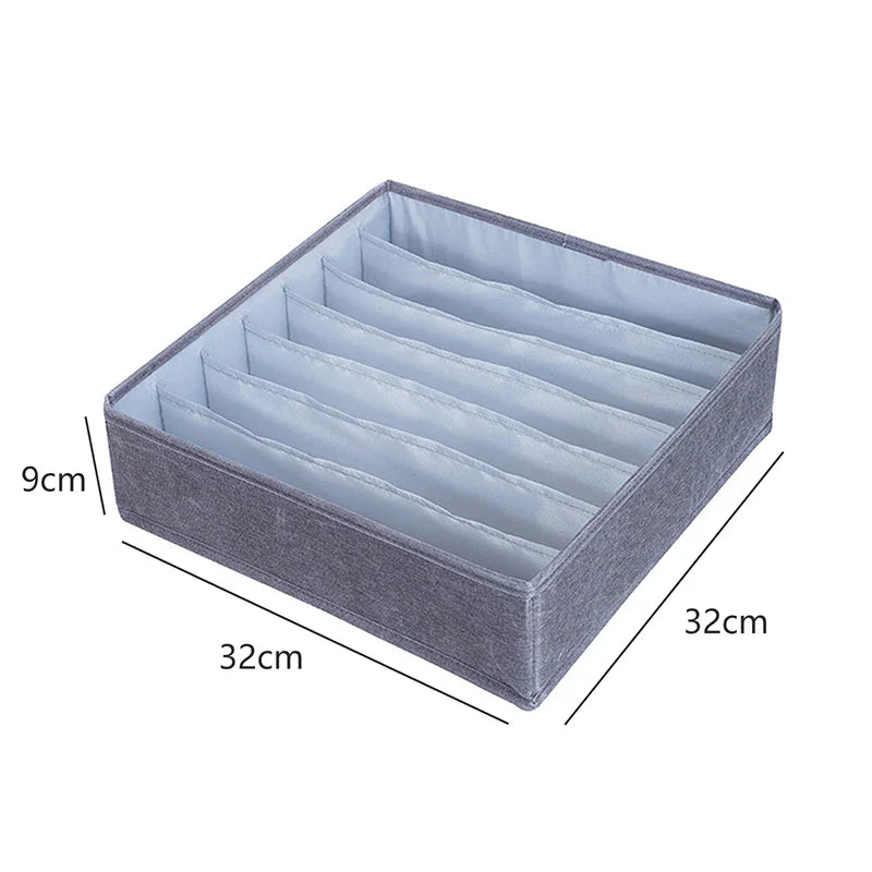 Fabric Underwear Bra Storage Box Underwear Sorting Box Panty Socks Compartment Storage Box Drawer Organizer Home Storage
