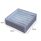 Fabric Underwear Bra Storage Box Underwear Sorting Box Panty Socks Compartment Storage Box Drawer Organizer Home Storage