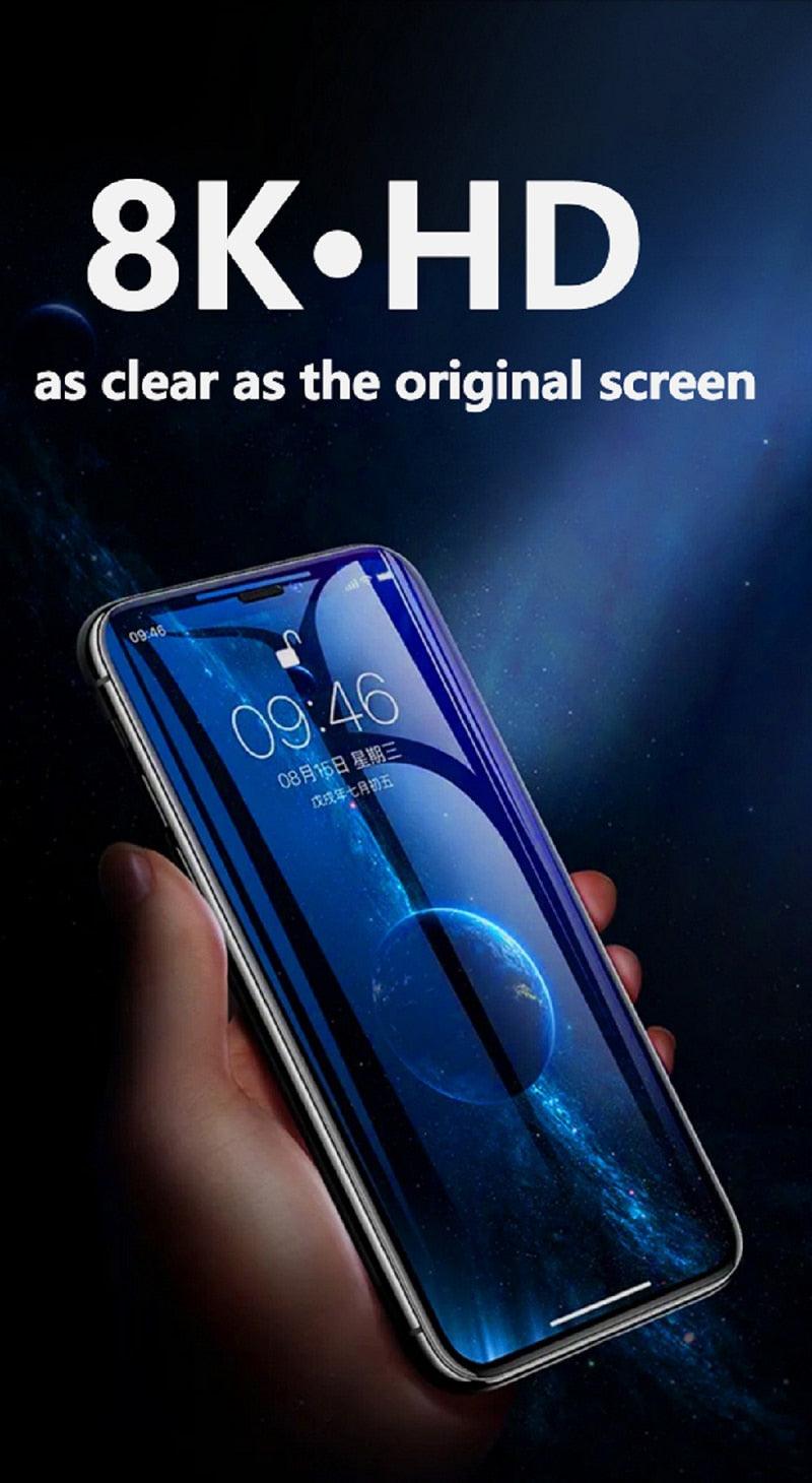 Edge to Edge Coverage Screen Protector for iPhone 14 Pro Max 12 13 Dust Free Phone Screen Protector Glass With Install  Proof Without Bubbles Stevvex