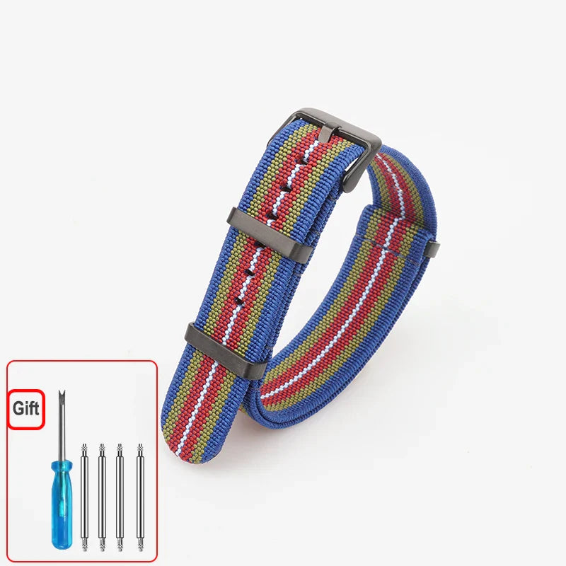 Amazfit Nylon Watch Band NATO Strap Waterproof Washable Elastic