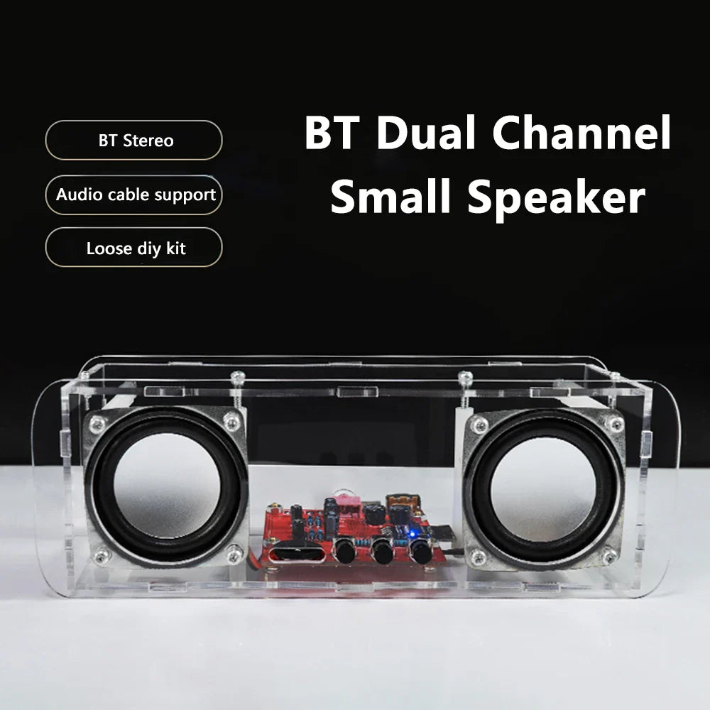 DIY Bluetooth Speaker Kit Soldering Project USB Mini Home Stereo Sound Amplifier DIY Electronic Kits for Soldering Practice Lootquake LLC
