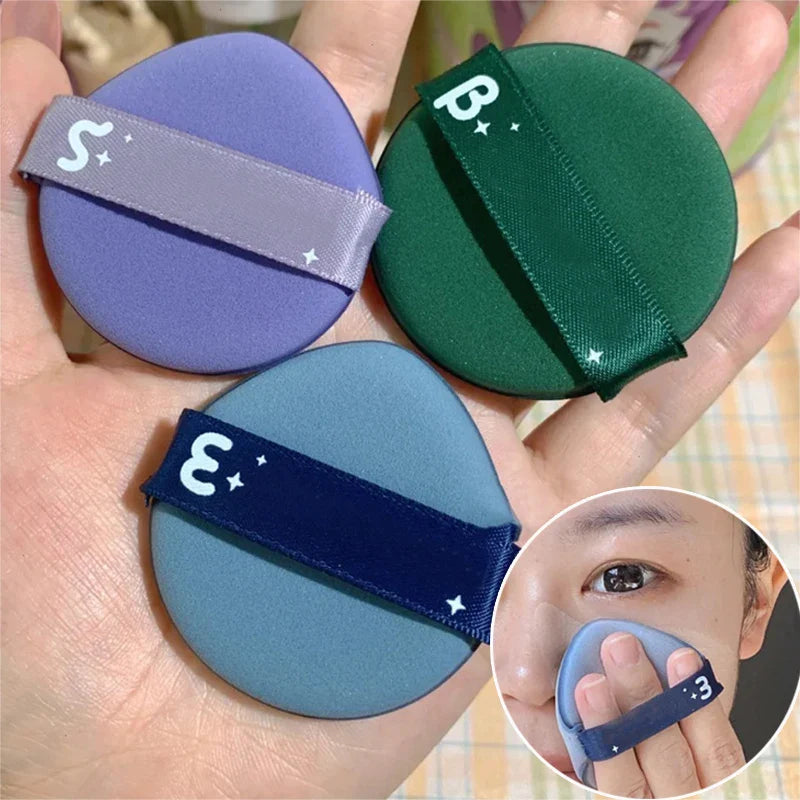 1PCS Round Square Triangle Shape Cosmetic Puff Soft Dry and Wet Dual-use Air Cushion Foundation Powder Sponge Puff Makeup Tools Lootquake LLC
