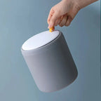 Mini Waste Bin Desktop Office Trash Can Home Garbage Basket Table Plastic Organizer Office Supplies Dustbins Sundries Barrel Box Lootquake LLC