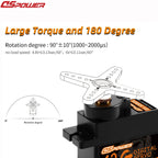1/3/6/9PCS DSpower 9g 12g Metal Gear Micro Digital Servo for 1/24 SCX24 RC Car 450 Airplane Helicoper SG90 MG90S WLtoys Robot