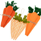 3/1pcs Nov Woven Easter Carrots Ornaments Hanging Pendant for Easter Home Decorations Supplies 2023 Kids Easter Favors Gifts Toy Lootquake LLC