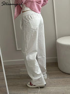 ChicEase High Waist Wide Leg Joggers THRIXINE