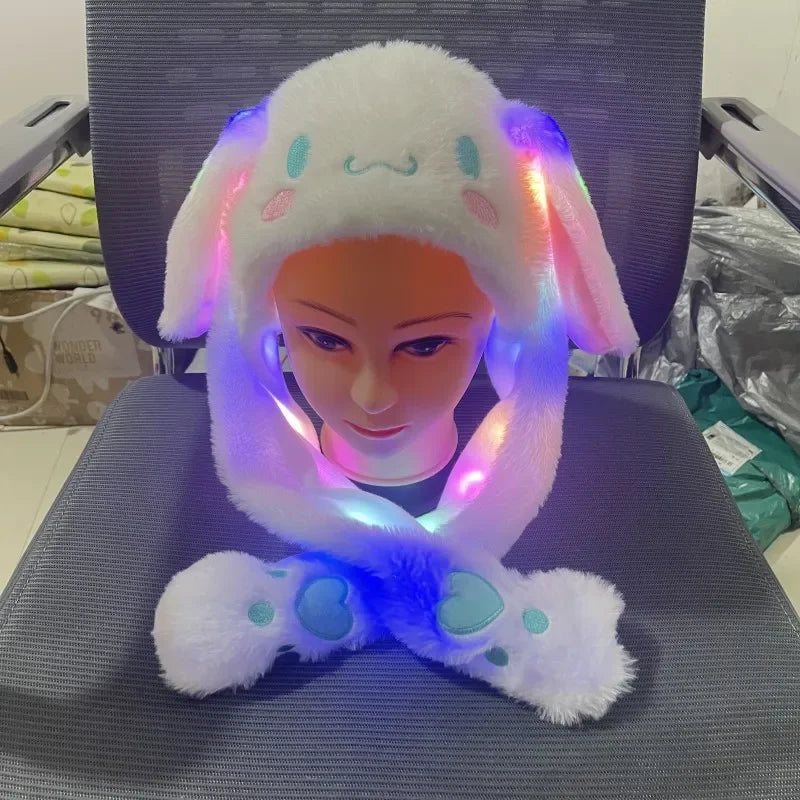 Glow-in-the-Dark Kuromi Plush Cap Pi-Mart