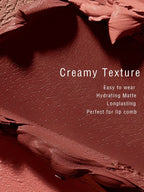Bare Matte Silky Matte Lipstick Long-lasting Waterproof and glossy finish, Easy to color Lootquake LLC