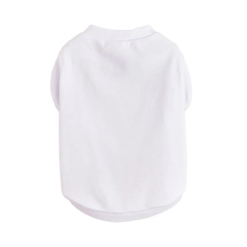 Breathable Dog T-shirt Solid Comfortable Thin Vest for Yorkshire Terrier Cute Summer Pet Clothes Dog Vest Pet Supplies Pi-Mart