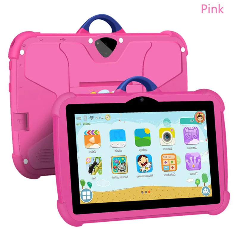 2025 New 5G WiFi 7 Inch Tablet For Children Learning Education Kids' tablets Quad Core 4GB RAM 64GB ROM Dual Cameras Android 13 Lootquake LLC