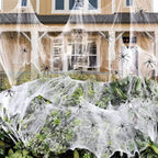 Halloween Decorations Artificial Spider Web Stretchy Cobweb Scary Party Halloween Decoration for Bar Haunted House Scene Props Lootquake LLC