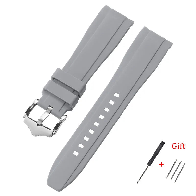 Amazfit Silicone Watch Band Curved End Waterproof Comfort Fit