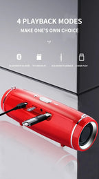 Portable Wireless Bluetooth Speaker 200W High Power Subwoofer Outdoor Waterproof Soundbox with FM Radio USB TF card Boom Box Lootquake LLC