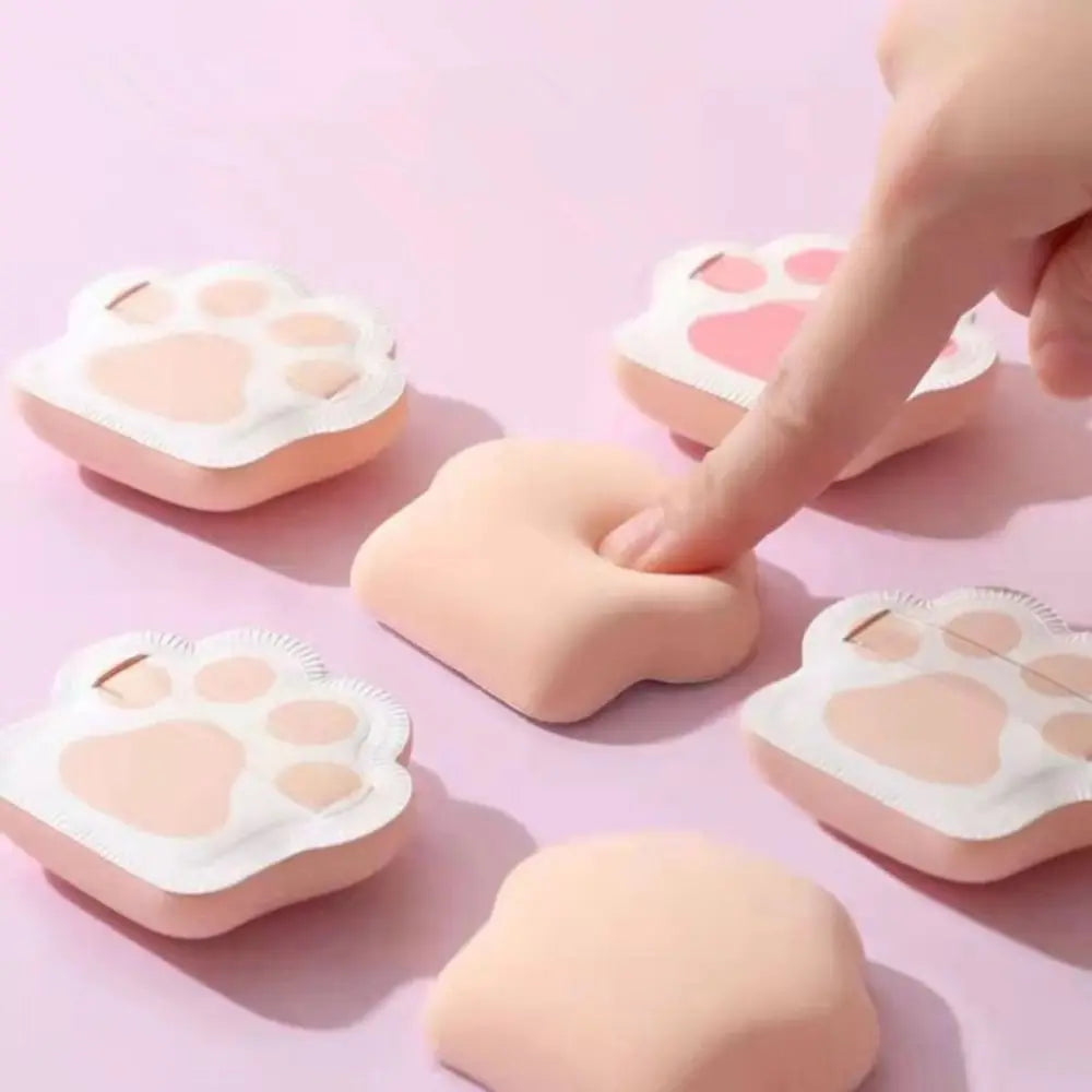 Portable Soft Powder Sponge Puff Foundation Cream Cushion Puff Cat Claw Shape Makeup Sponge Air Cushion Beauty Cosmetics Tool Lootquake LLC