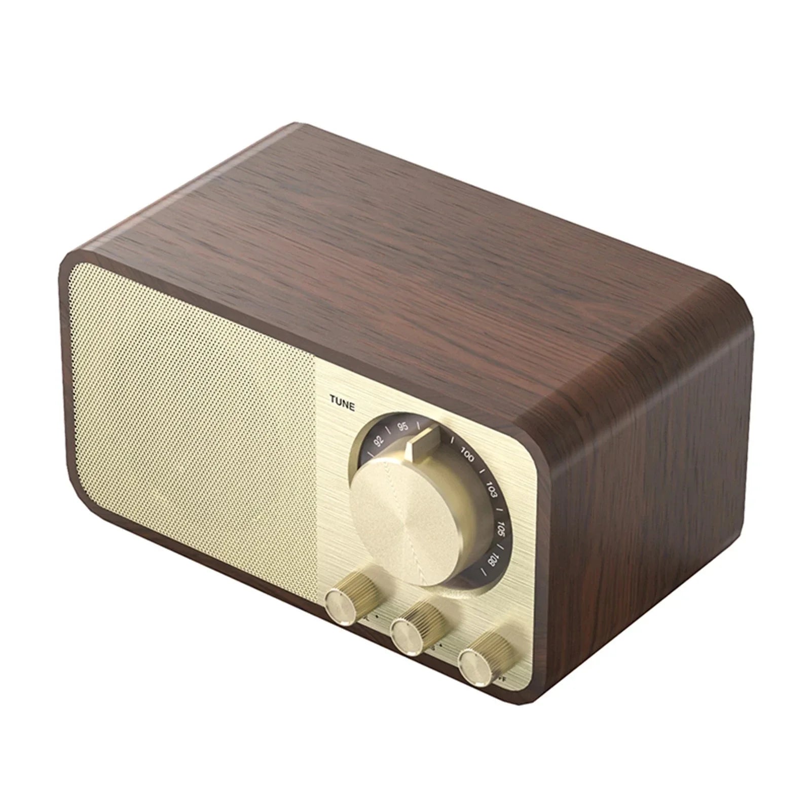 Nostalgic Bluetooth Speaker Bluetooth Sound Retro Classic Speaker Retro Radio Wireless Bluetooth 5.0 Wooden Portable Subwoofer Lootquake LLC