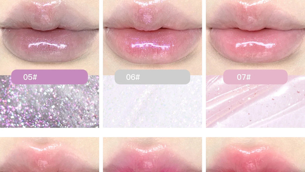 FLORTTE 10-Color Lip Palette Lip Gloss and Lipstick Glossy Moisturizing Pigmented Multifunctional Easy to Apply Lootquake LLC