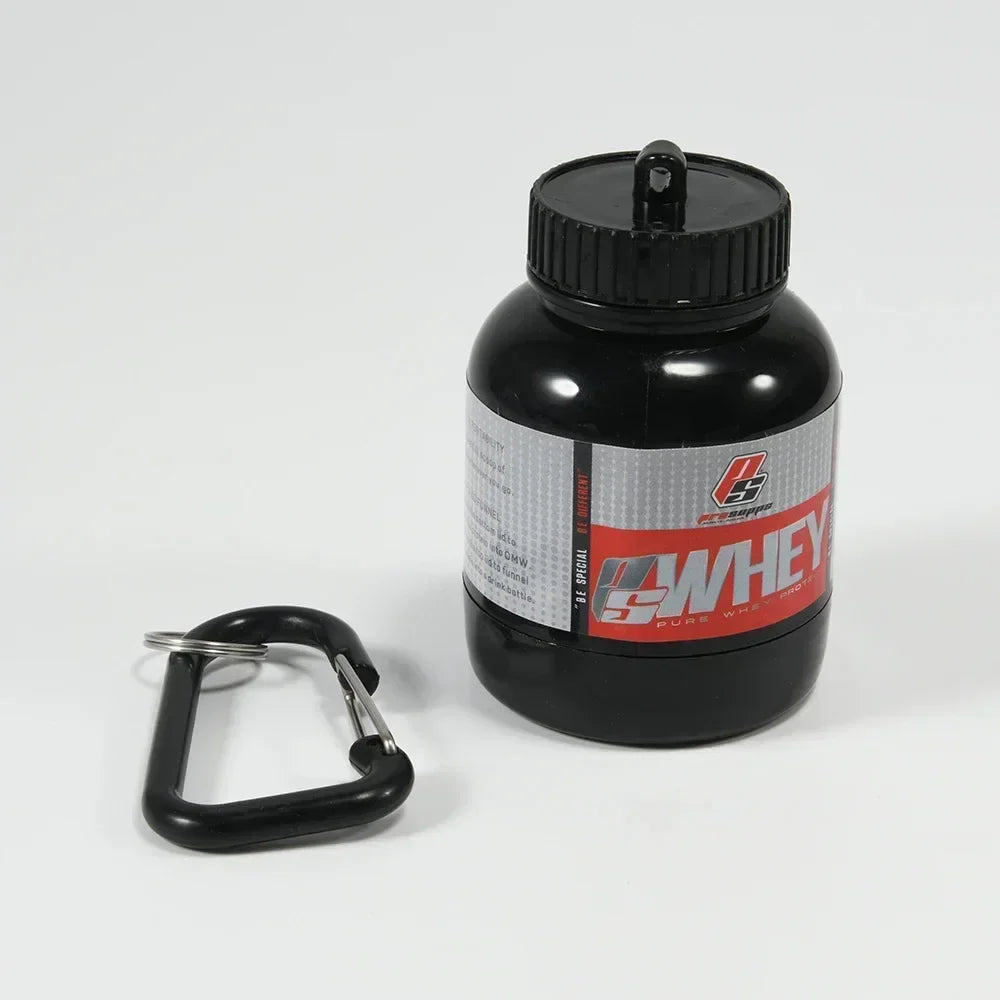 WheyGo: Compact Protein & Health Funnel Keychain THRIXINE